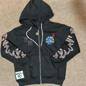 Black & Pink Jogging suits Jacket Only